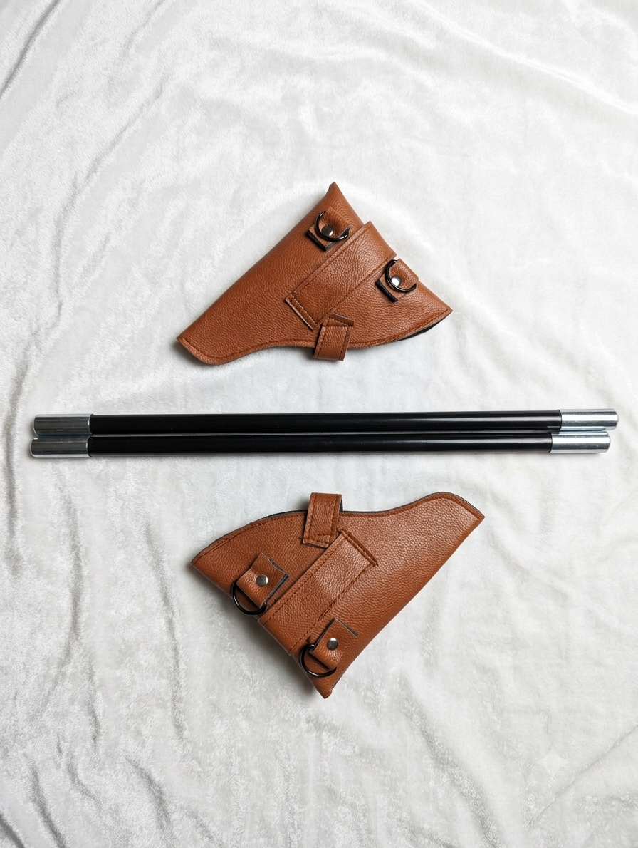 Police stik with Gun case